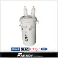 37.5kva oil immersed single phase pole-mounted distribution transformer